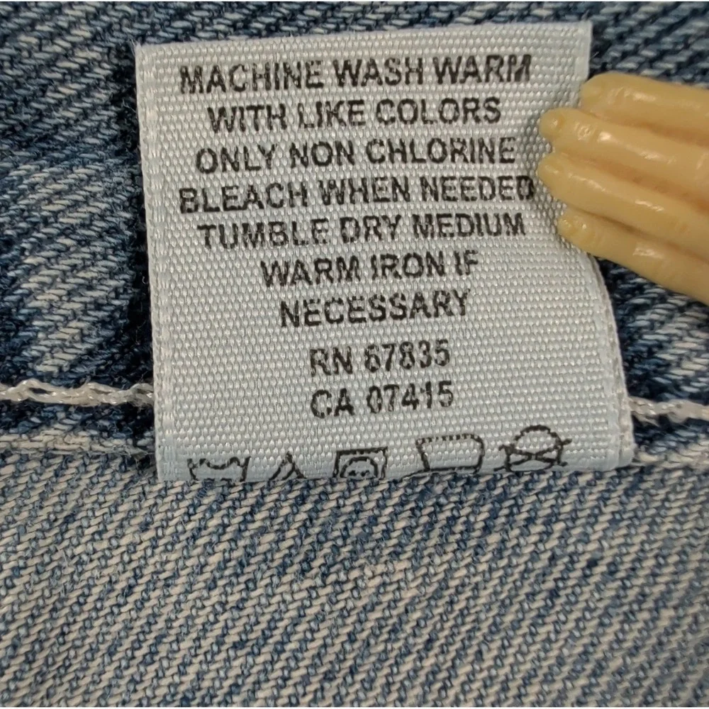 Vtg Y2K NAUTICA Jeans Mens 33x34 Denim Carpenter Baggy Loose Skater Utility USA